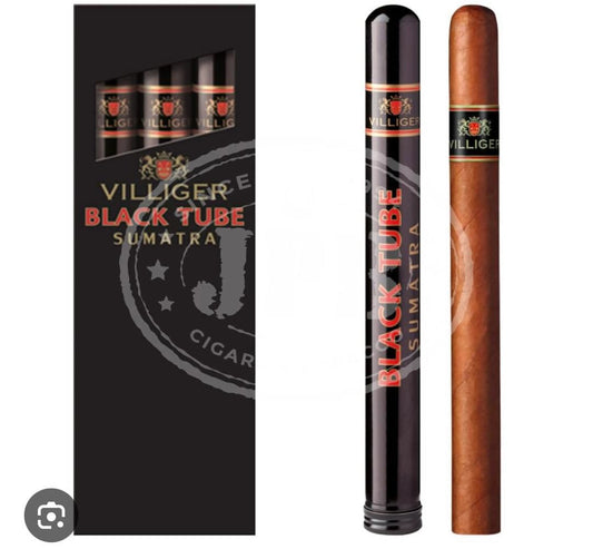 VILLIGER Black Tube Sumatra– Cigare aromatisé au Sumatra (Tube individuel)